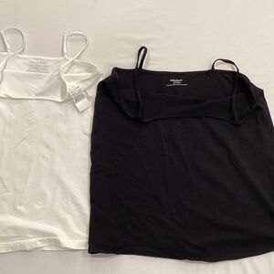 Motherhood Black and White Camisole Set